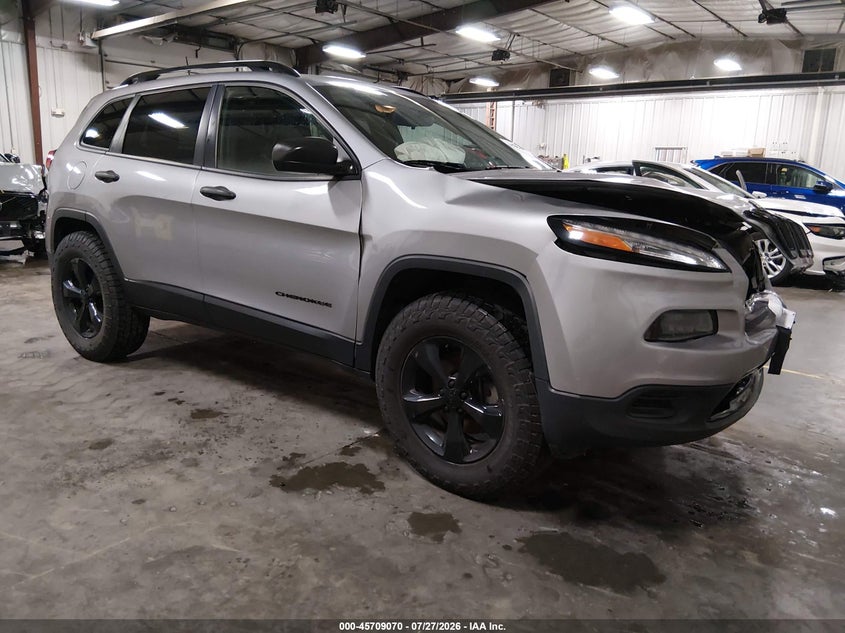 2017 Jeep Cherokee VIN 1C4PJMAS0HW664794 IAAI salvage auction — FRONT END, Salvage (Iowa), sold $1,525 on 2026-09-09 (photo 1)