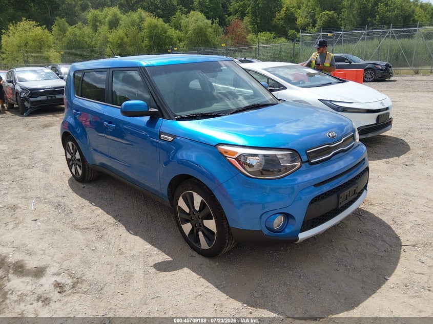 2018 Kia Soul VIN KNDJP3A54J7551181 IAAI salvage auction — NORMAL WEAR, Clear (Illinois), sold $25 on 2026-07-29 (photo 1)