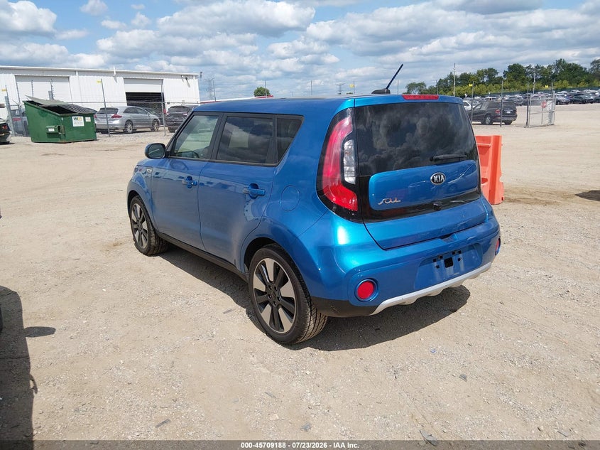 2018 Kia Soul VIN KNDJP3A54J7551181 IAAI salvage auction — NORMAL WEAR, Clear (Illinois), sold $25 on 2026-07-29 (photo 3)