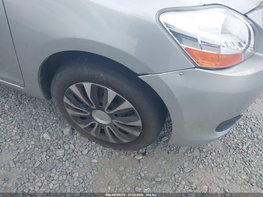 2008 Toyota Yaris VIN JTDBT923X81194960 IAAI salvage auction — NORMAL WEAR, Clear (Georgia), sold $525 on 2026-07-29 (photo 6)