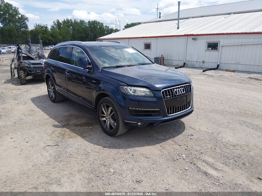 2014 Audi Q7 VIN WA1LGAFEXED019358 IAAI salvage auction — UNKNOWN, Clear (Michigan), sold $25 on 2026-07-29 (photo 1)