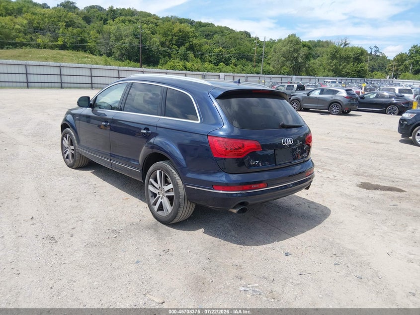 2014 Audi Q7 VIN WA1LGAFEXED019358 IAAI salvage auction — UNKNOWN, Clear (Michigan), sold $25 on 2026-07-29 (photo 3)