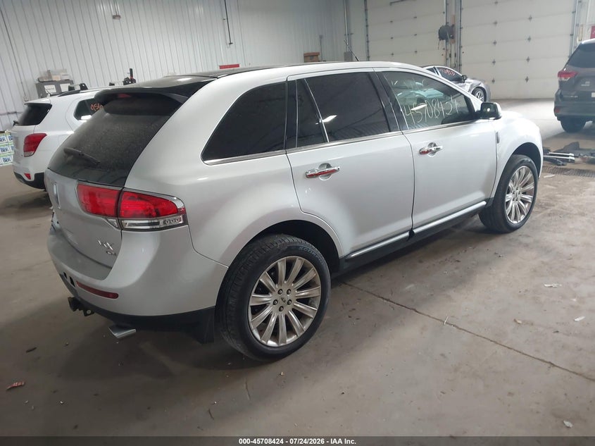 2013 Lincoln Mkx VIN 2LMDJ8JK1DBL41425 IAAI salvage auction — LEFT REAR, Wait Title, sold $1,250 on 2026-09-16 (photo 4)