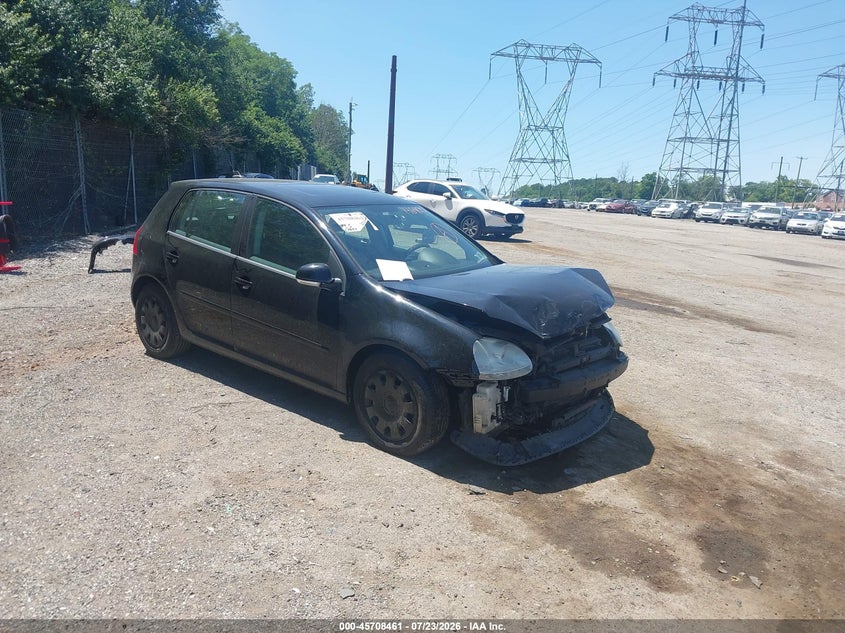 2009 Volkswagen Golf VIN WVWDB71K09W146400 IAAI salvage auction — FRONT END, Salvage (Pennsylvania), sold $25 on 2026-08-14 (photo 1)