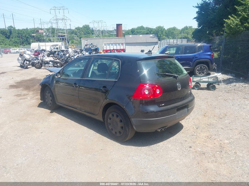2009 Volkswagen Golf VIN WVWDB71K09W146400 IAAI salvage auction — FRONT END, Salvage (Pennsylvania), sold $25 on 2026-08-14 (photo 3)