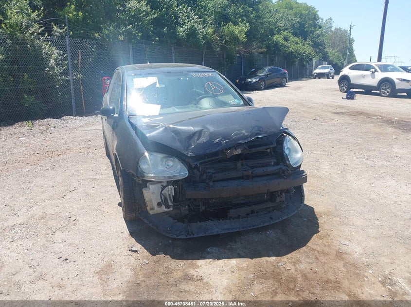 2009 Volkswagen Golf VIN WVWDB71K09W146400 IAAI salvage auction — FRONT END, Salvage (Pennsylvania), sold $25 on 2026-08-14 (photo 6)