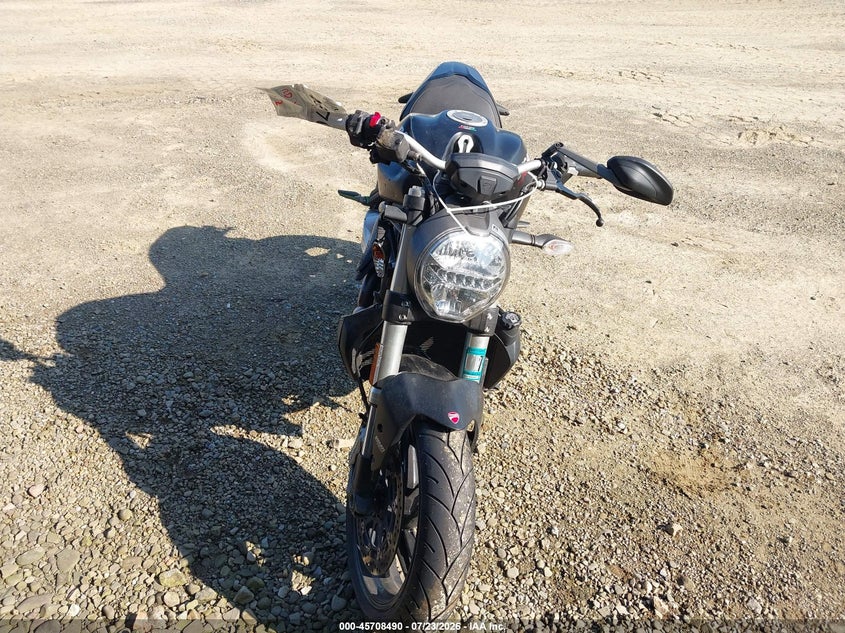 2019 Ducati Monster VIN ZDMMACLSXKB003626 IAAI salvage auction — RIGHT SIDE, Wait Title, sold $2,675 on 2026-08-12 (photo 5)