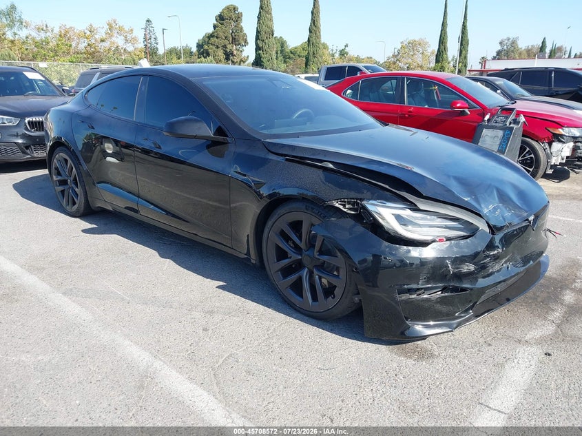 2022 Tesla Model s VIN 5YJSA1E50NF459618 — IAAI salvage auction photo