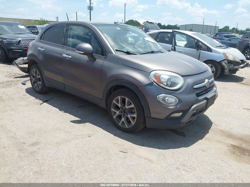 2016 Fiat 500x VIN ZFBCFXCT4GP373735 IAAI salvage auction — REAR END, Salvage (Texas), sold $600 on 2026-08-03 (photo 1)