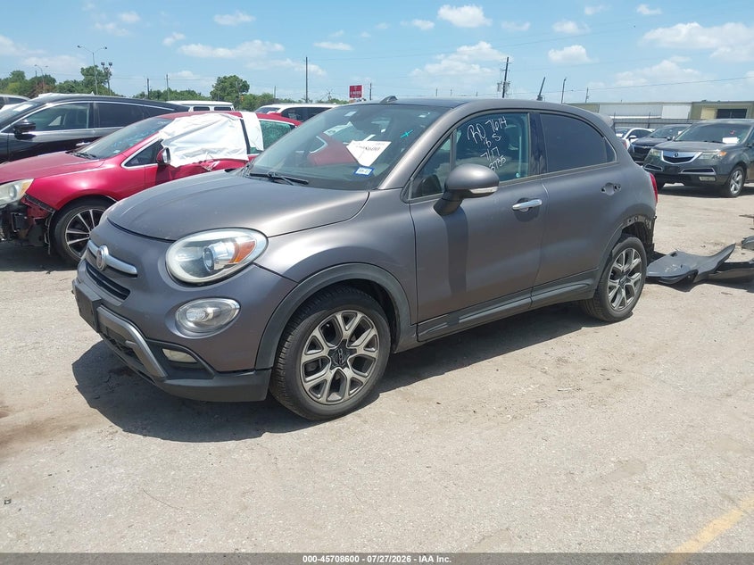 2016 Fiat 500x VIN ZFBCFXCT4GP373735 IAAI salvage auction — REAR END, Salvage (Texas), sold $600 on 2026-08-03 (photo 2)