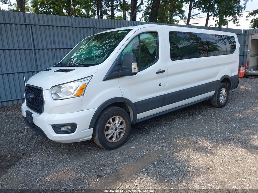 2021 Ford Transit VIN 1FBAX2YG1MKA52054 IAAI salvage auction — RIGHT SIDE, Wait Title, sold $7,600 on 2026-09-09 (photo 2)