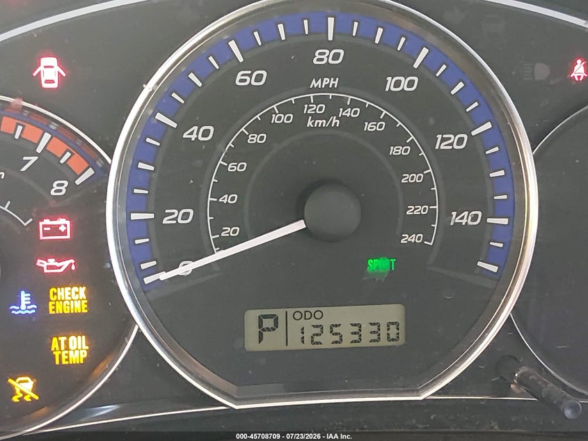 2010 Subaru Forester VIN JF2SH6DC5AH769185 IAAI salvage auction — NORMAL WEAR, Clear - Dealer Only (California), sold $25 on 2026-07-28 (photo 7)
