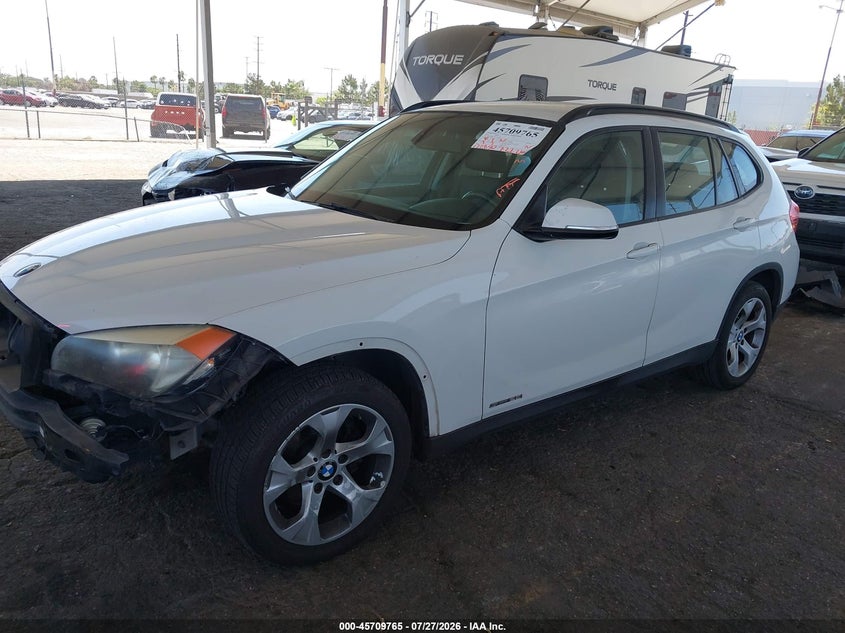 2014 BMW X1 VIN WBAVM1C54EVW51128 IAAI salvage auction — FRONT END, Salvage (California), sold $700 on 2026-08-01 (photo 2)