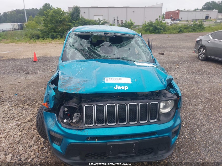 2022 Jeep Renegade VIN ZACNJDA14NPN98562 IAAI salvage auction — ALL OVER, Wait Title, sold $175 on 2026-08-20 (photo 6)