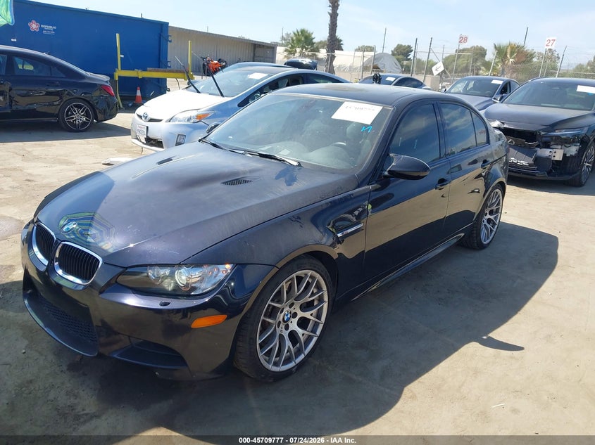 2011 BMW M3 VIN WBSPM9C56BE699051 IAAI salvage auction — REAR END, Salvage (California), sold $12,600 on 2026-08-29 (photo 2)