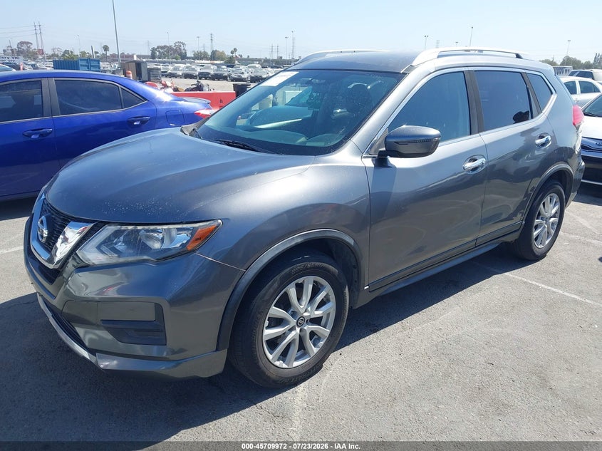 2017 Nissan Rogue VIN JN8AT2MT4HW142117 IAAI salvage auction — FRONT END, Clear - Dealer Only (California), sold $800 on 2026-07-30 (photo 2)