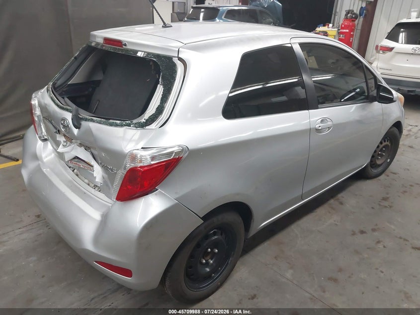 2013 Toyota Yaris VIN JTDJTUD39DD561075 IAAI salvage auction — UNKNOWN, Salvage (Arizona), sold $25 on 2026-07-31 (photo 4)