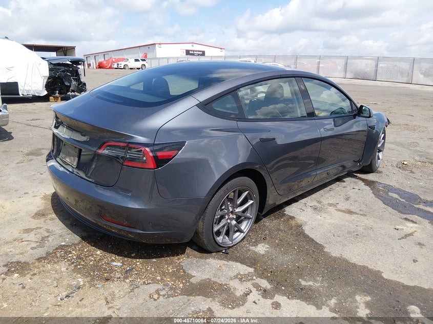2023 Tesla Model 3 VIN 5YJ3E1EA1PF698295 IAAI salvage auction — FRONT END, Salvage (Mississippi), sold $8,950 on 2026-09-02 (photo 4)