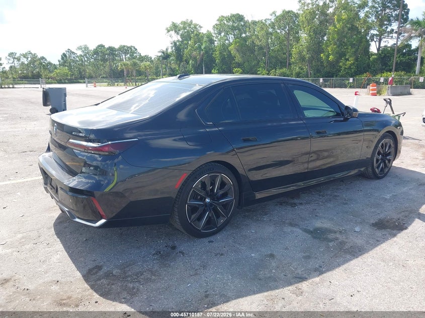 2023 BMW I7 VIN WBY53EJ01PCN59170 IAAI salvage auction — UNKNOWN, Salvage Title, sold $45,100 on 2026-08-03 (photo 4)