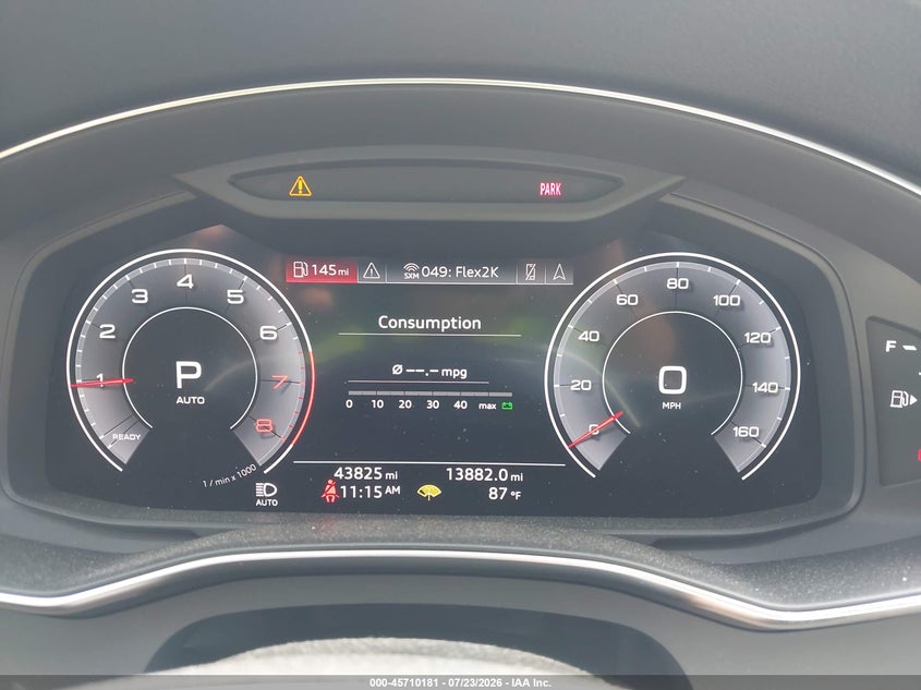 2020 Audi A6 VIN WAUL2AF22LN053115 IAAI salvage auction — FRONT END, Salvage Title, sold $15,500 on 2026-09-03 (photo 7)