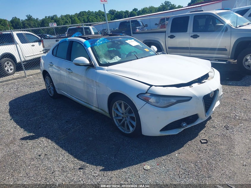 2017 Alfa romeo Giulia VIN ZARFAEDN3H7551784 IAAI salvage auction — FRONT END, Clear (Maryland), sold $1,000 on 2026-08-01 (photo 1)