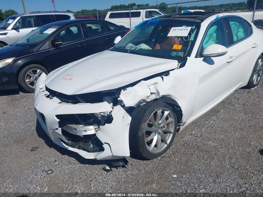 2017 Alfa romeo Giulia VIN ZARFAEDN3H7551784 IAAI salvage auction — FRONT END, Clear (Maryland), sold $1,000 on 2026-08-01 (photo 6)