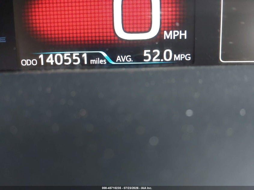 2018 Toyota Prius prime VIN JTDKARFPXJ3075495 IAAI salvage auction — NORMAL WEAR, Clear - Dealer Only (California), sold $7,450 on 2026-08-10 (photo 7)