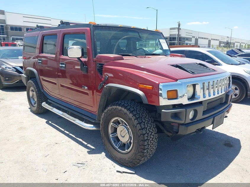2004 Hummer H2 VIN 5GRGN23U64H122376 IAAI salvage auction — REAR END, Salvage (Texas), sold $3,900 on 2026-10-10 (photo 1)