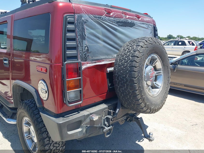 2004 Hummer H2 VIN 5GRGN23U64H122376 IAAI salvage auction — REAR END, Salvage (Texas), sold $3,900 on 2026-10-10 (photo 6)