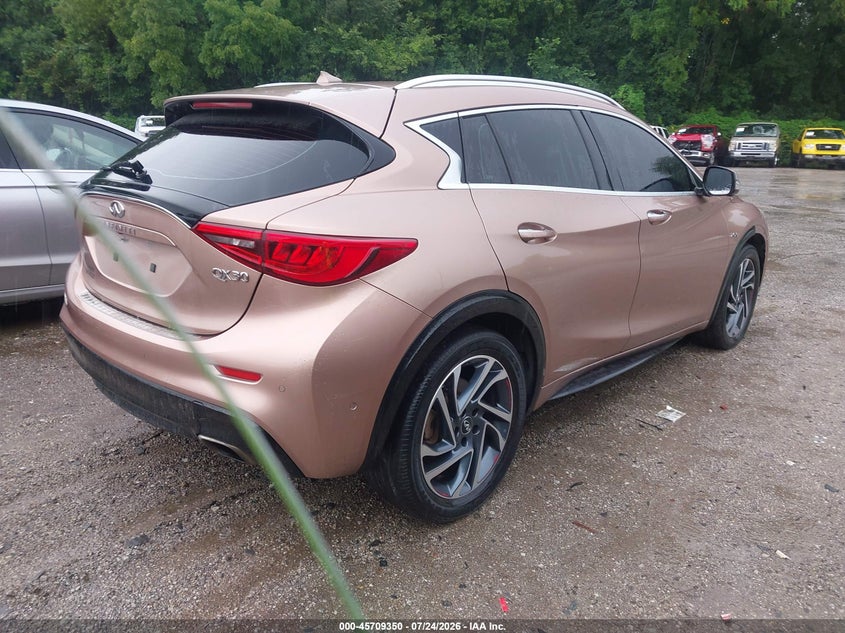 2018 Infiniti Qx30 VIN SJKCH5CP6JA044959 IAAI salvage auction — FRONT END, Repo Title (Oklahoma), sold $25 on 2026-07-29 (photo 4)