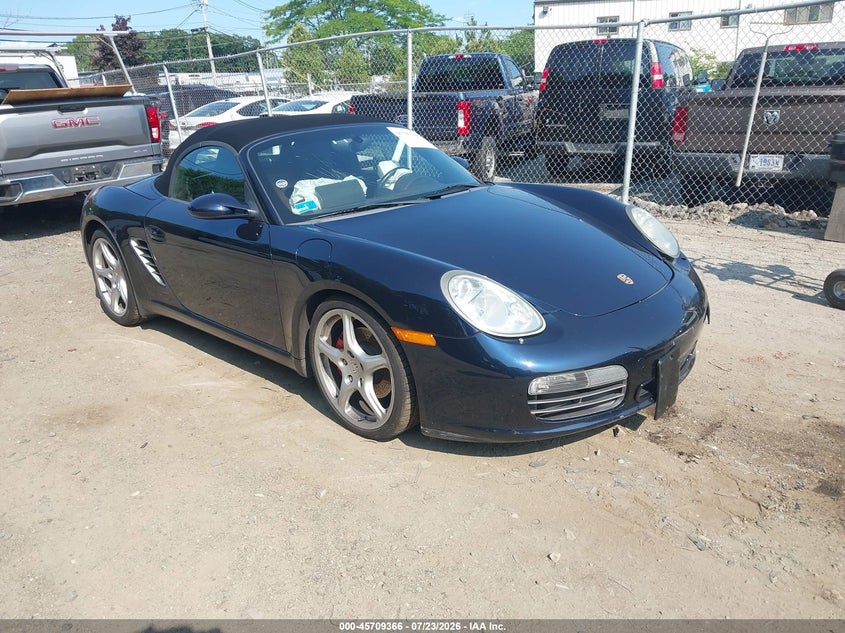 2005 Porsche Boxster VIN WP0CB29855U731969 IAAI salvage auction — SUSPENSION, Salvage (Rhode Island), sold $4,900 on 2026-09-08 (photo 1)