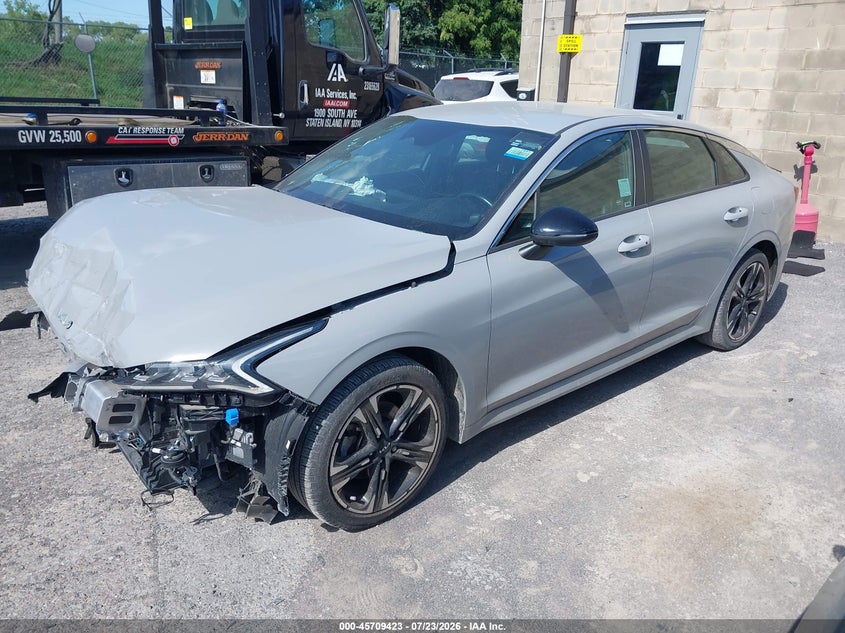 2022 Kia K5 VIN 5XXG64J25NG124548 IAAI salvage auction — FRONT END, Clear (California), sold $2,700 on 2026-07-30 (photo 2)