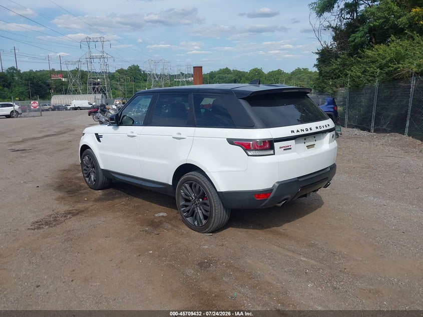 2017 Land rover Range rover sport VIN SALWR2FE5HA147220 IAAI salvage auction — ROOF, Salvage Title, sold $8,000 on 2026-08-15 (photo 3)