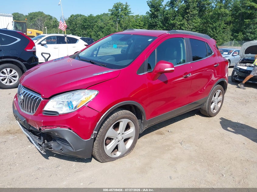 2016 Buick Encore VIN KL4CJESB5GB570221 IAAI salvage auction — LEFT FRONT, Clear (Massachusetts), sold $1,200 on 2026-08-01 (photo 2)