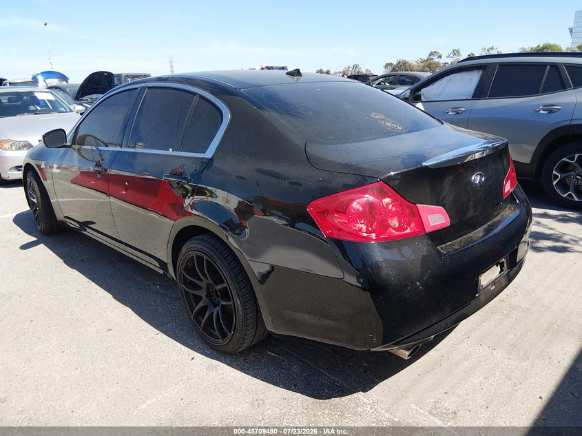 2011 Infiniti G25 VIN JN1DV6AP5BM600433 IAAI salvage auction — RIGHT FRONT, Salvage (California), sold $1,300 on 2026-08-03 (photo 3)