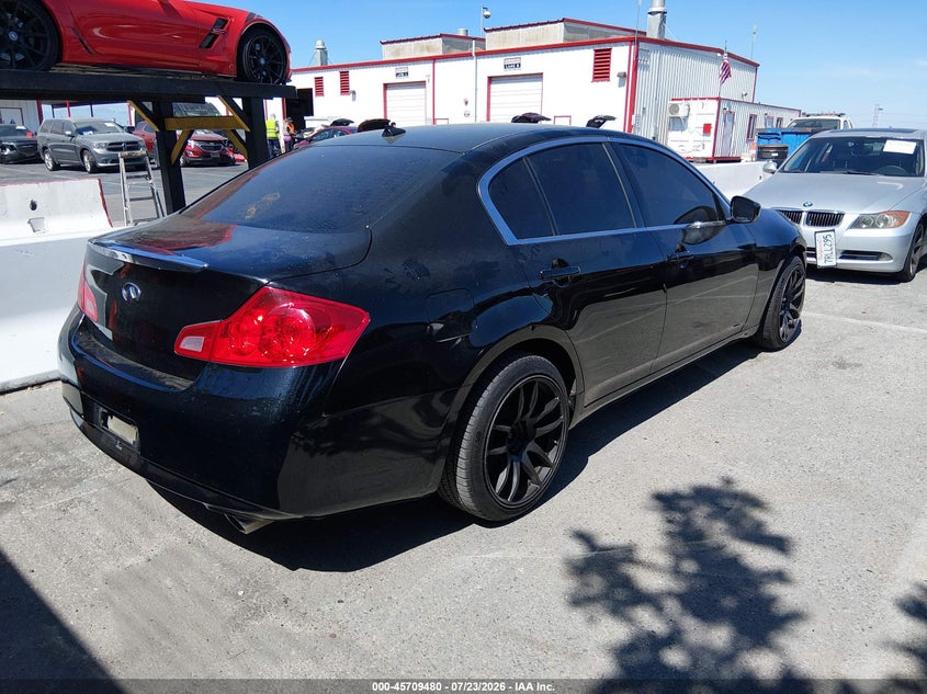 2011 Infiniti G25 VIN JN1DV6AP5BM600433 IAAI salvage auction — RIGHT FRONT, Salvage (California), sold $1,300 on 2026-08-03 (photo 4)