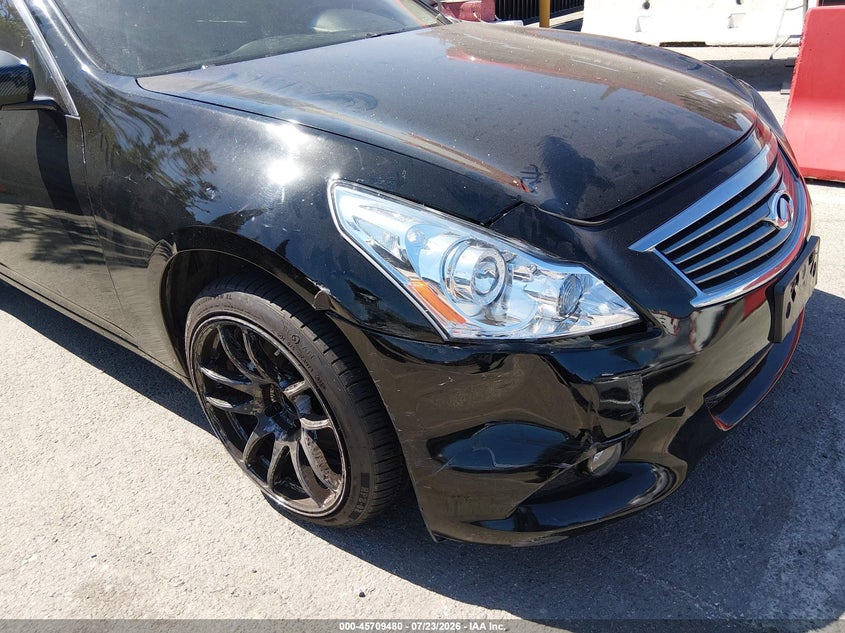 2011 Infiniti G25 VIN JN1DV6AP5BM600433 IAAI salvage auction — RIGHT FRONT, Salvage (California), sold $1,300 on 2026-08-03 (photo 6)