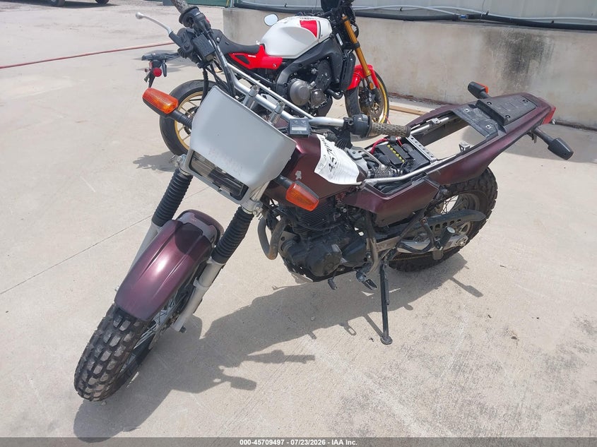 2025 Yamaha Tw VIN JYA3AWE07SA195738 IAAI salvage auction — THEFT, Salvage (Texas), sold $500 on 2026-09-07 (photo 2)