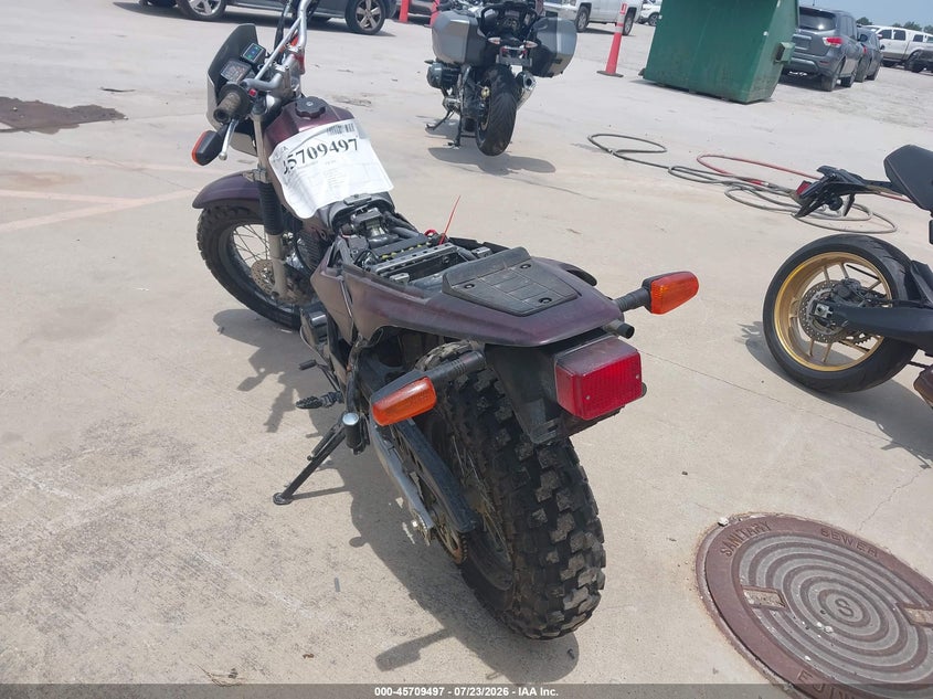 2025 Yamaha Tw VIN JYA3AWE07SA195738 IAAI salvage auction — THEFT, Salvage (Texas), sold $500 on 2026-09-07 (photo 3)