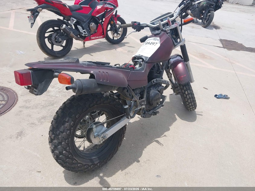 2025 Yamaha Tw VIN JYA3AWE07SA195738 IAAI salvage auction — THEFT, Salvage (Texas), sold $500 on 2026-09-07 (photo 4)