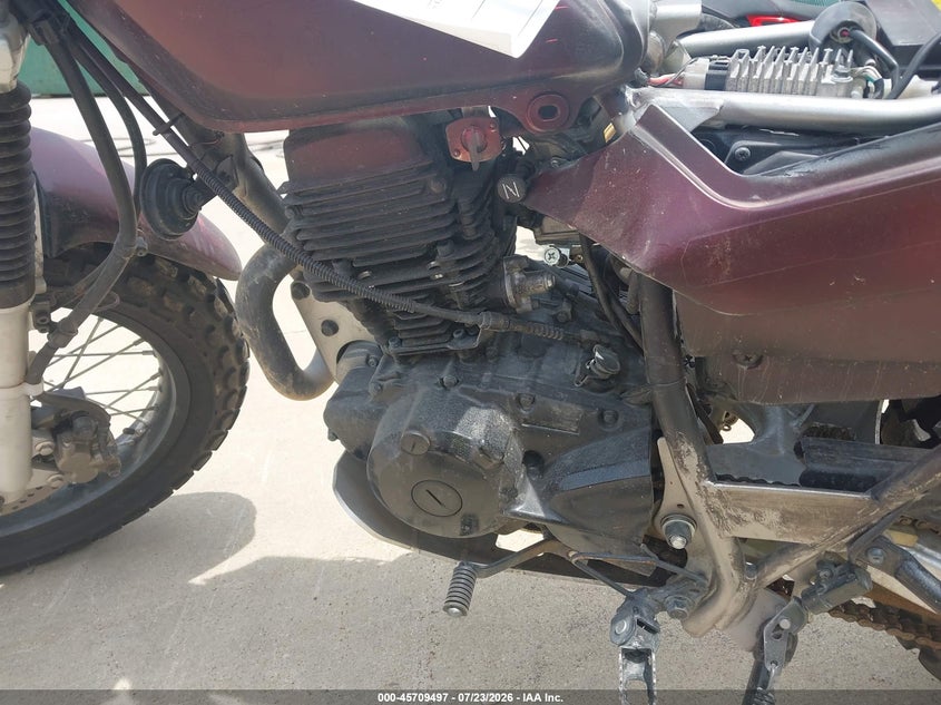 2025 Yamaha Tw VIN JYA3AWE07SA195738 IAAI salvage auction — THEFT, Salvage (Texas), sold $500 on 2026-09-07 (photo 9)
