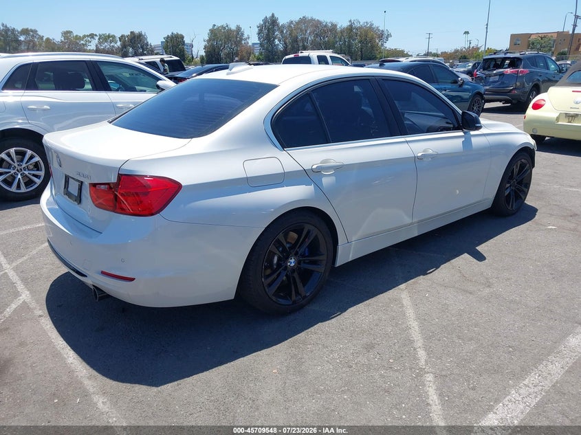 2015 BMW 3er VIN WBA3A9C52FKW74909 IAAI salvage auction — FRONT END, Salvage Title, sold $5,050 on 2026-08-06 (photo 4)