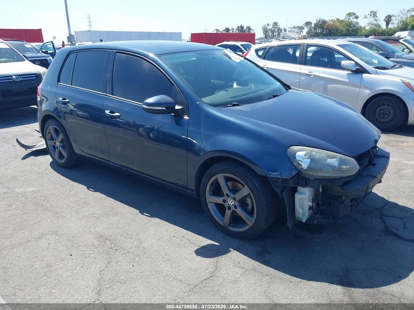 2012 Volkswagen Golf VIN WVWDB7AJ8CW315707 IAAI salvage auction — FRONT END, Salvage (California), sold $725 on 2026-08-06 (photo 1)