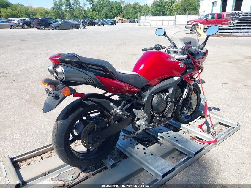 2006 Yamaha Fz6 VIN JYARJ08E66A007585 IAAI salvage auction — NORMAL WEAR, Clear (Michigan), sold $1,650 on 2026-08-03 (photo 4)