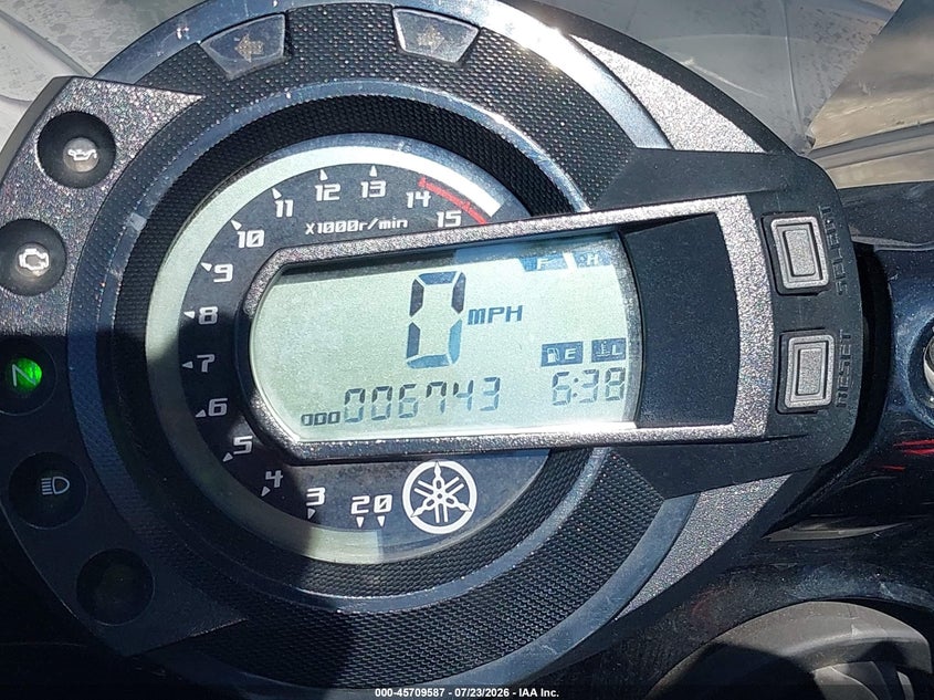 2006 Yamaha Fz6 VIN JYARJ08E66A007585 IAAI salvage auction — NORMAL WEAR, Clear (Michigan), sold $1,650 on 2026-08-03 (photo 7)