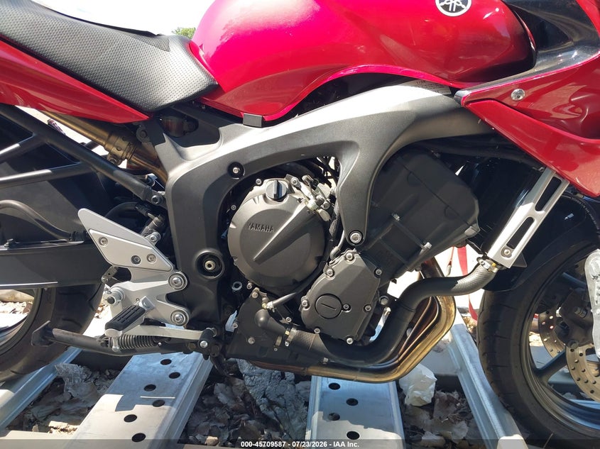 2006 Yamaha Fz6 VIN JYARJ08E66A007585 IAAI salvage auction — NORMAL WEAR, Clear (Michigan), sold $1,650 on 2026-08-03 (photo 8)