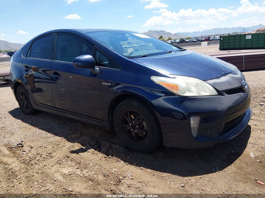 2013 Toyota Prius VIN JTDKN3DU3D0350589 IAAI salvage auction — NORMAL WEAR, Regular (Nevada), sold $25 on 2026-07-28 (photo 1)