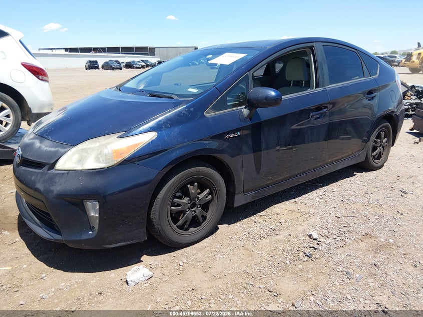 2013 Toyota Prius VIN JTDKN3DU3D0350589 IAAI salvage auction — NORMAL WEAR, Regular (Nevada), sold $25 on 2026-07-28 (photo 2)