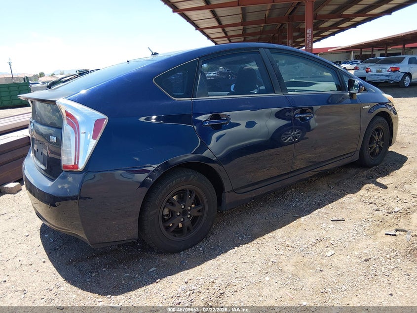 2013 Toyota Prius VIN JTDKN3DU3D0350589 IAAI salvage auction — NORMAL WEAR, Regular (Nevada), sold $25 on 2026-07-28 (photo 4)