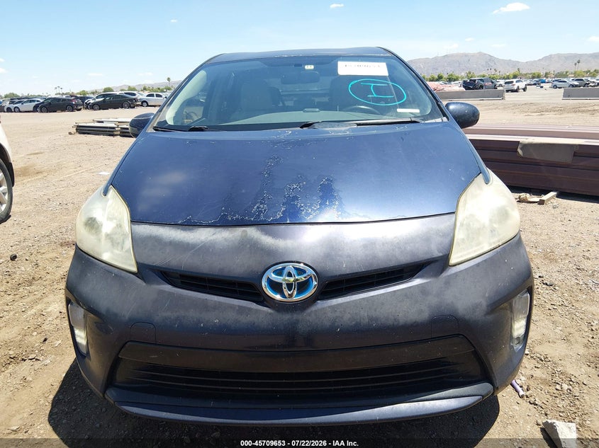 2013 Toyota Prius VIN JTDKN3DU3D0350589 IAAI salvage auction — NORMAL WEAR, Regular (Nevada), sold $25 on 2026-07-28 (photo 6)